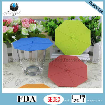 Popular Umbrella Silicone Tea Cup Lid Silicone Cup Cover SL10